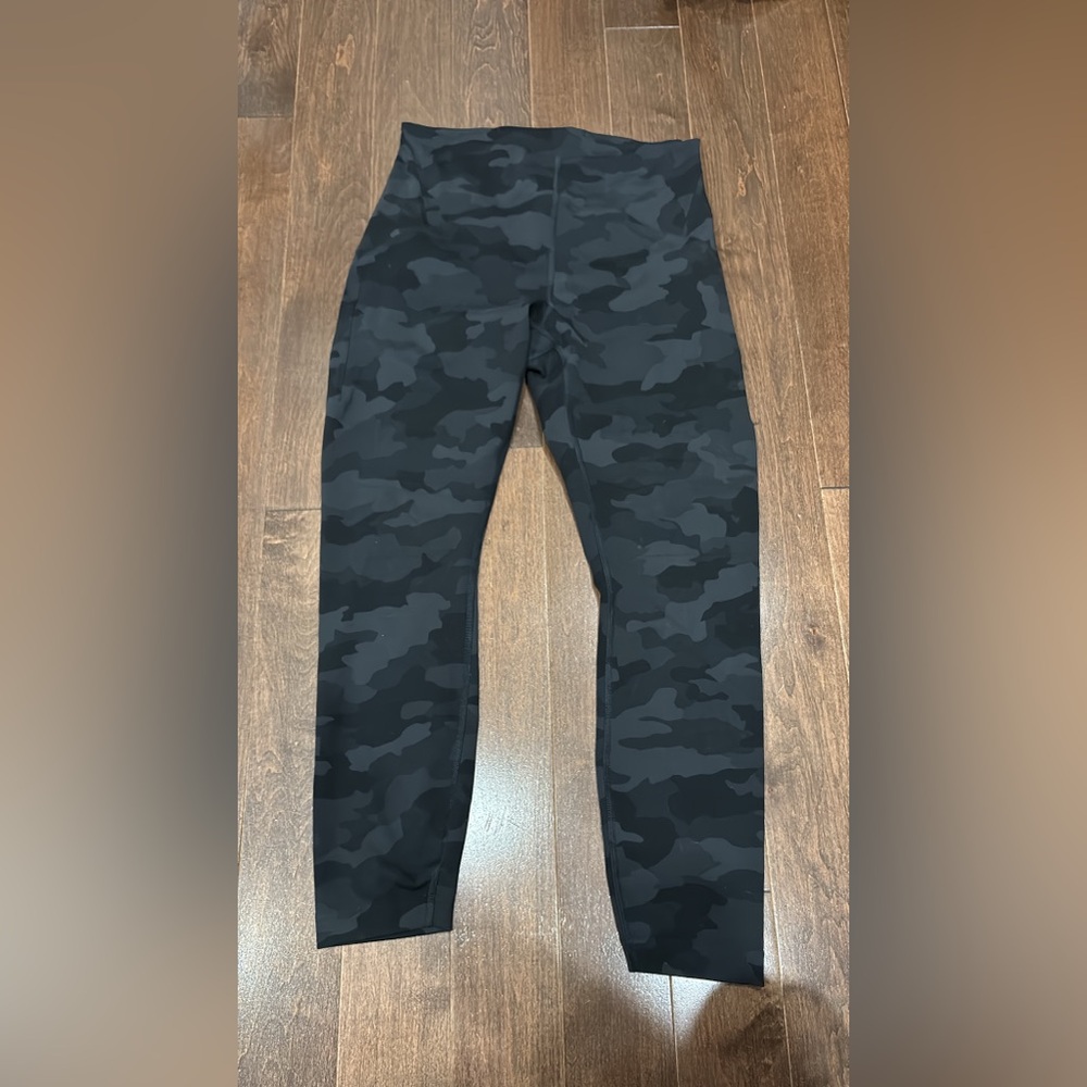 lululemon athletica Black Camo Leggings
